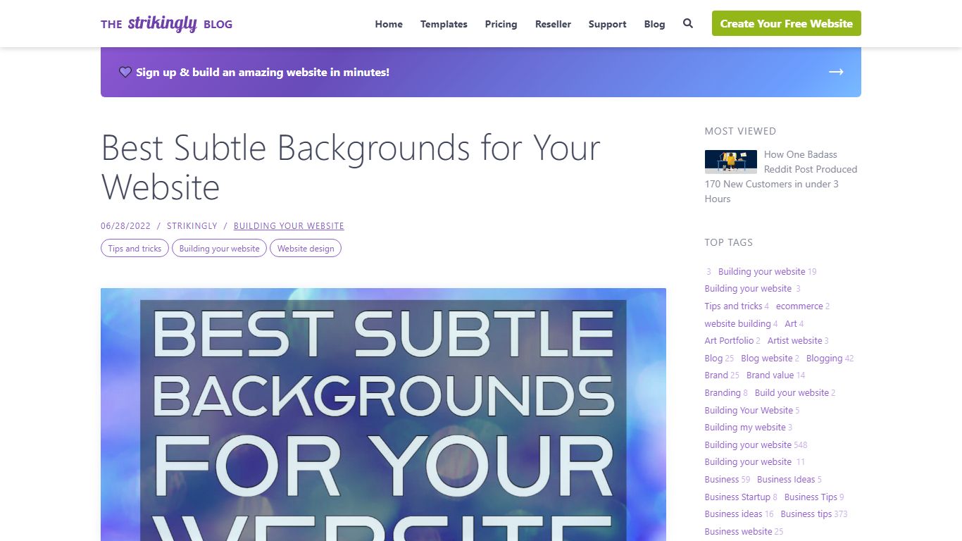 Best Subtle Backgrounds for Your Website - Building Your Website ...